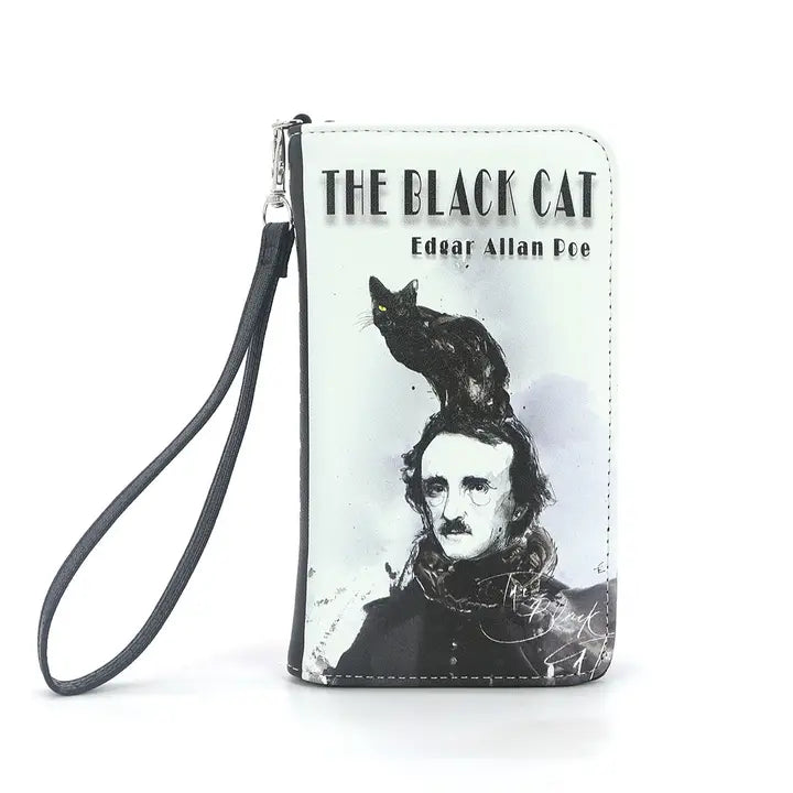 The Black Cat By Edgar Allan Poe Wallet in Vinyl
