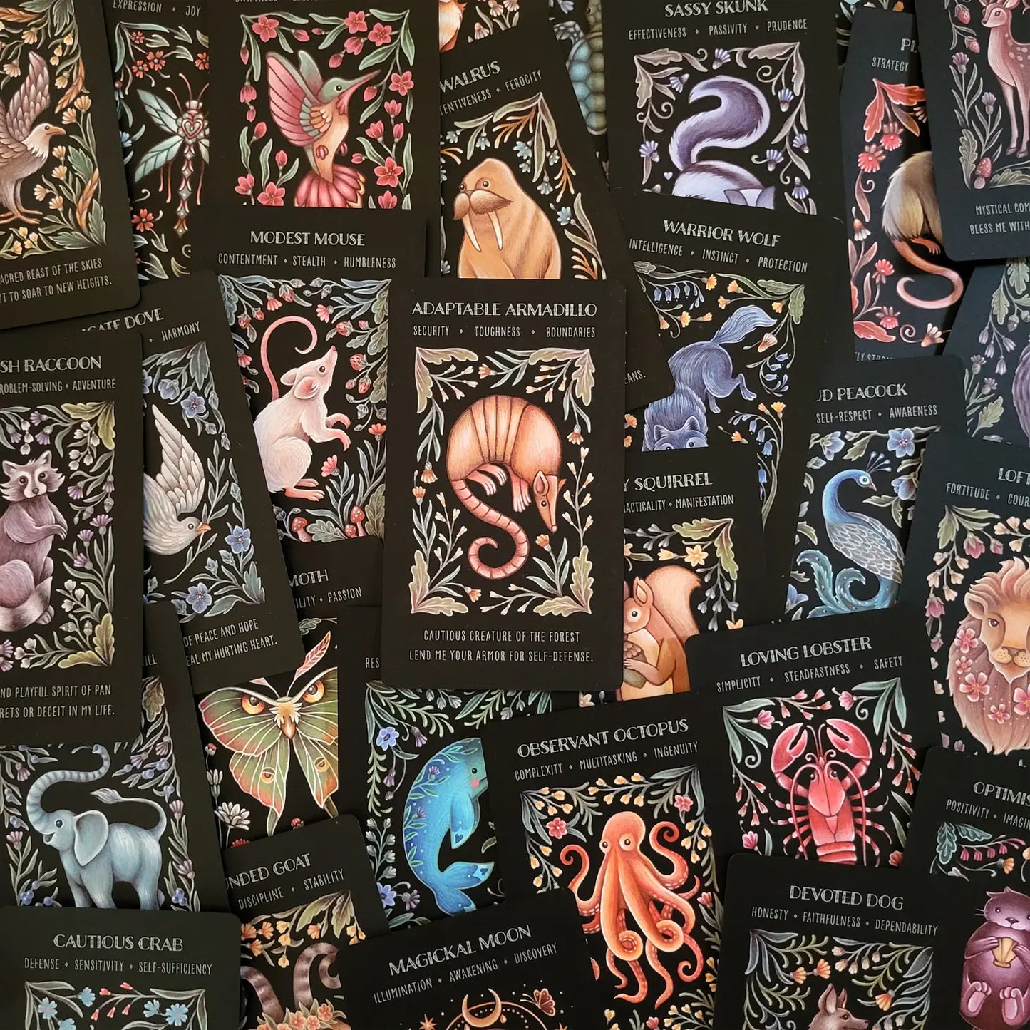 Wild Whiskers Oracle Deck- Spiritual Animal Divination Cards