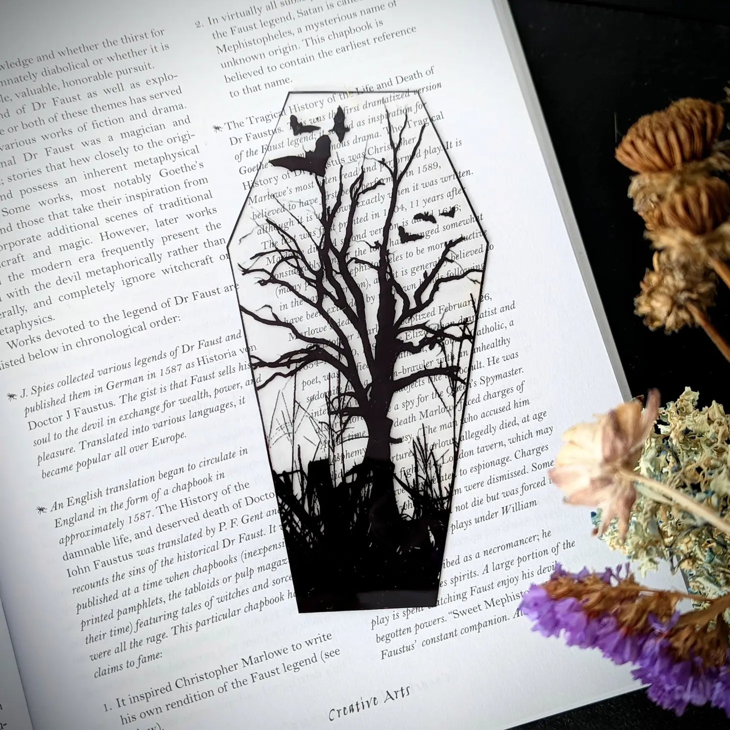 Dead Tree Coffin Bookmark