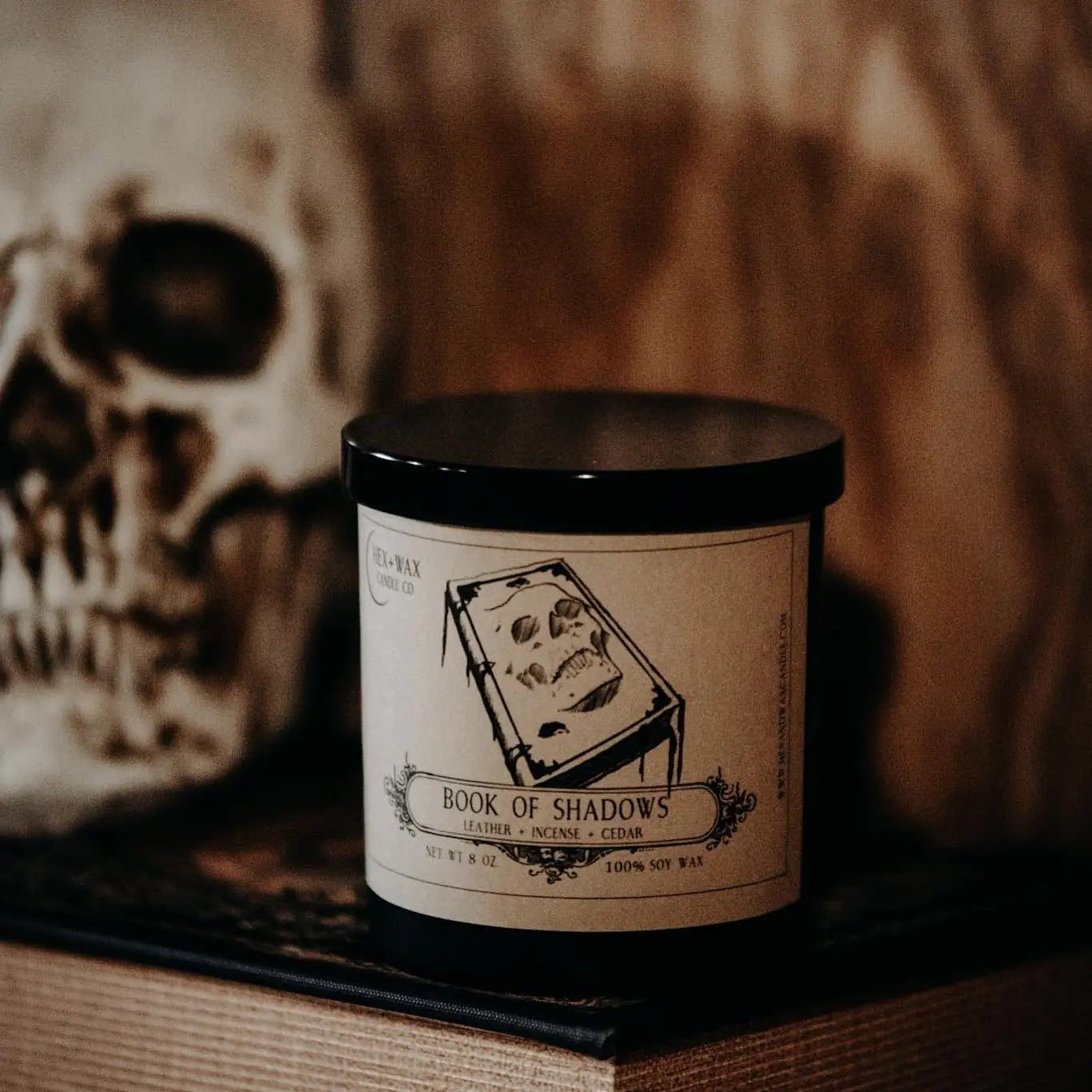 Book of Shadows Candle