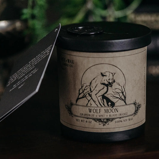 Wolf Moon Candle