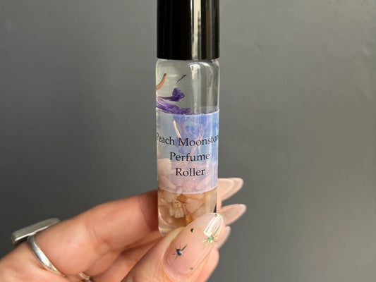 Peach Moonstone Crystal Perfume