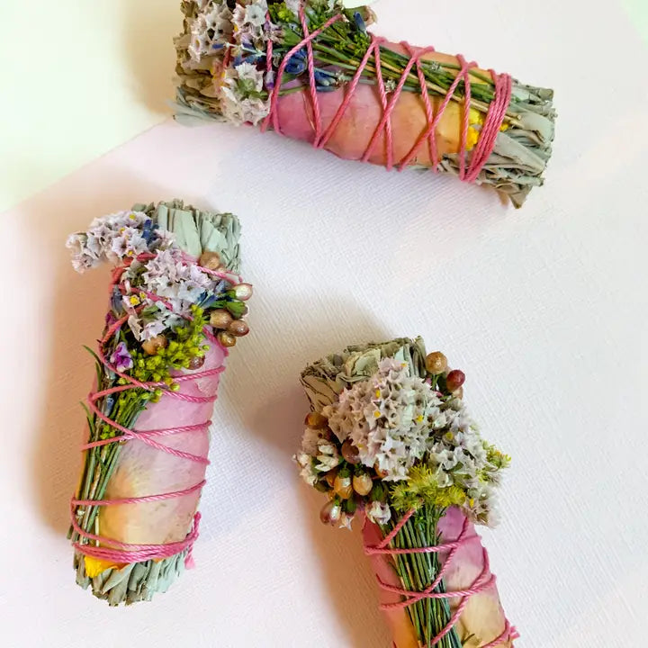 Wildflower White Sage Smudge Wand