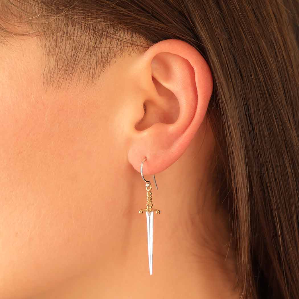 Lewis Silver Celtic Knot Earrings - Hebridean Jewellery