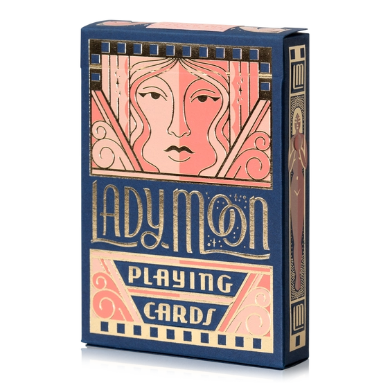 Lady Moon Playing Cards