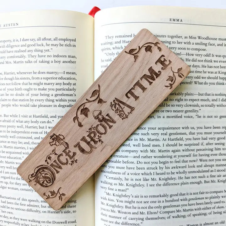 Once Upon A Time - Wooden Bookmark