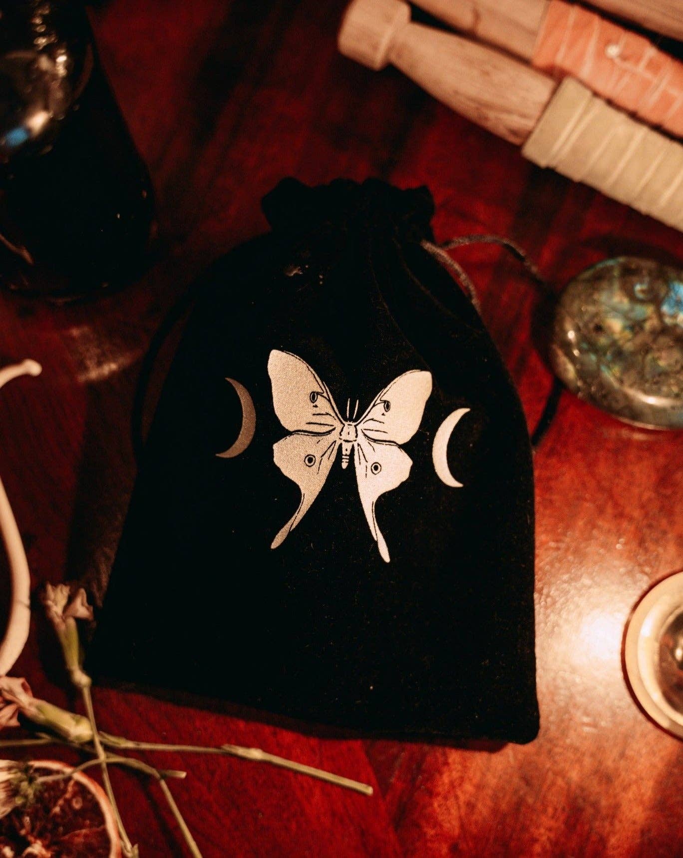 Luna Moth Tarot Pouch